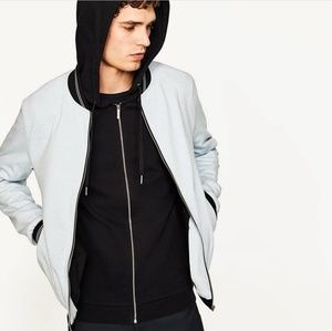 NWOT Zara Comfortable Varsity Bomber jacket